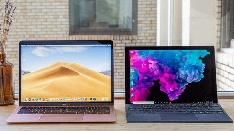 Bàn phím của Surface và Macbook-min