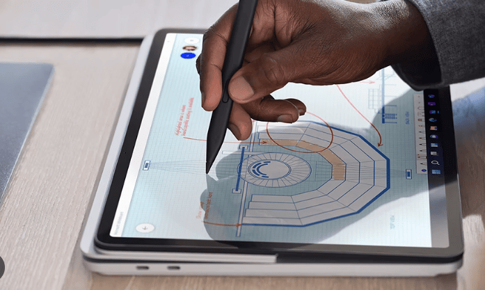 Xử lý đồ họa chuyên nghiệp với Surface Slim Pen 2 có trên Surface Laptop Studio